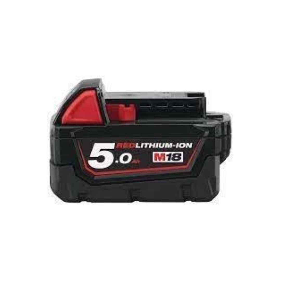 Milwaukee M18b5 M18 5.0 Ah Battery Red Lithium Ion Interparts Cavan