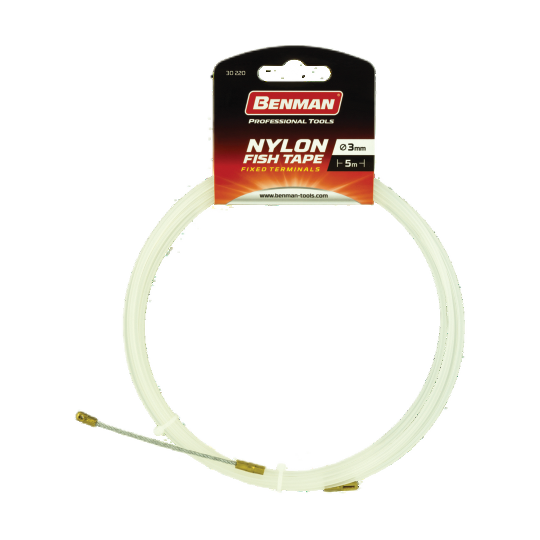 Nylon Fish Tape Fixed Terminals 3 mm - 10M