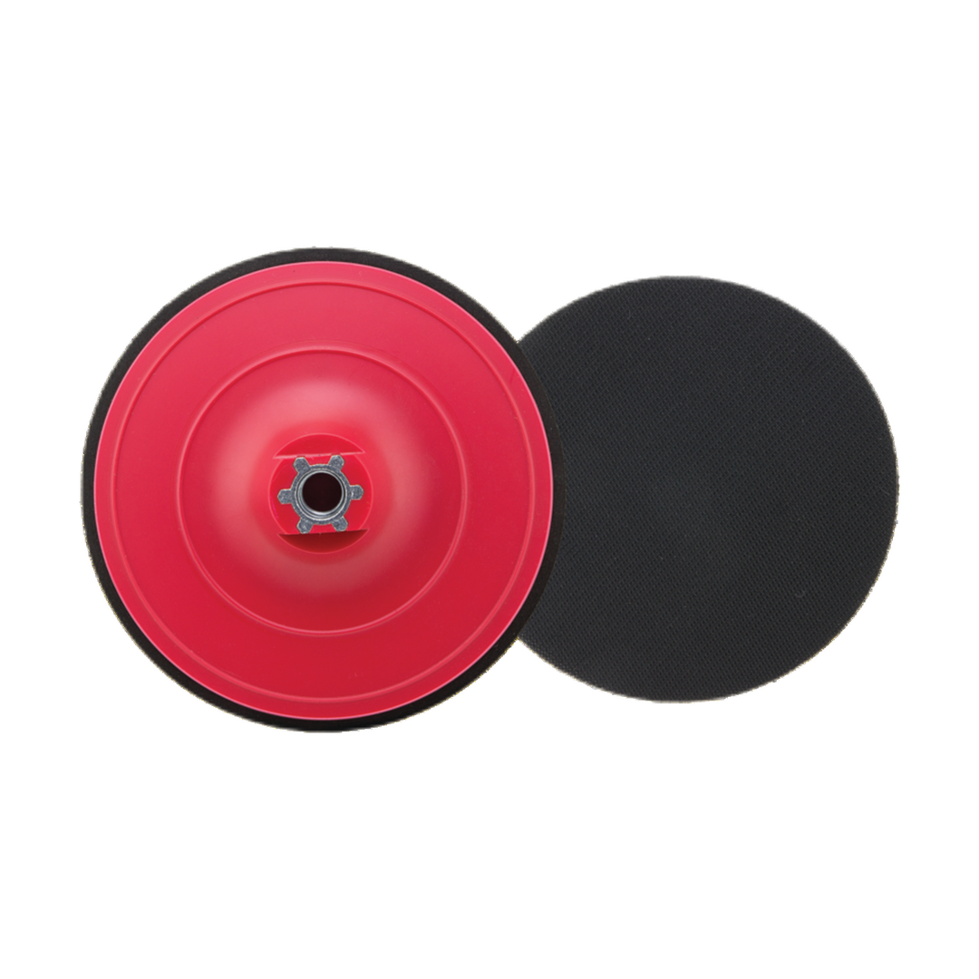 Polishing Plastic Pad Red Velcro M14, 115 X 10 mm