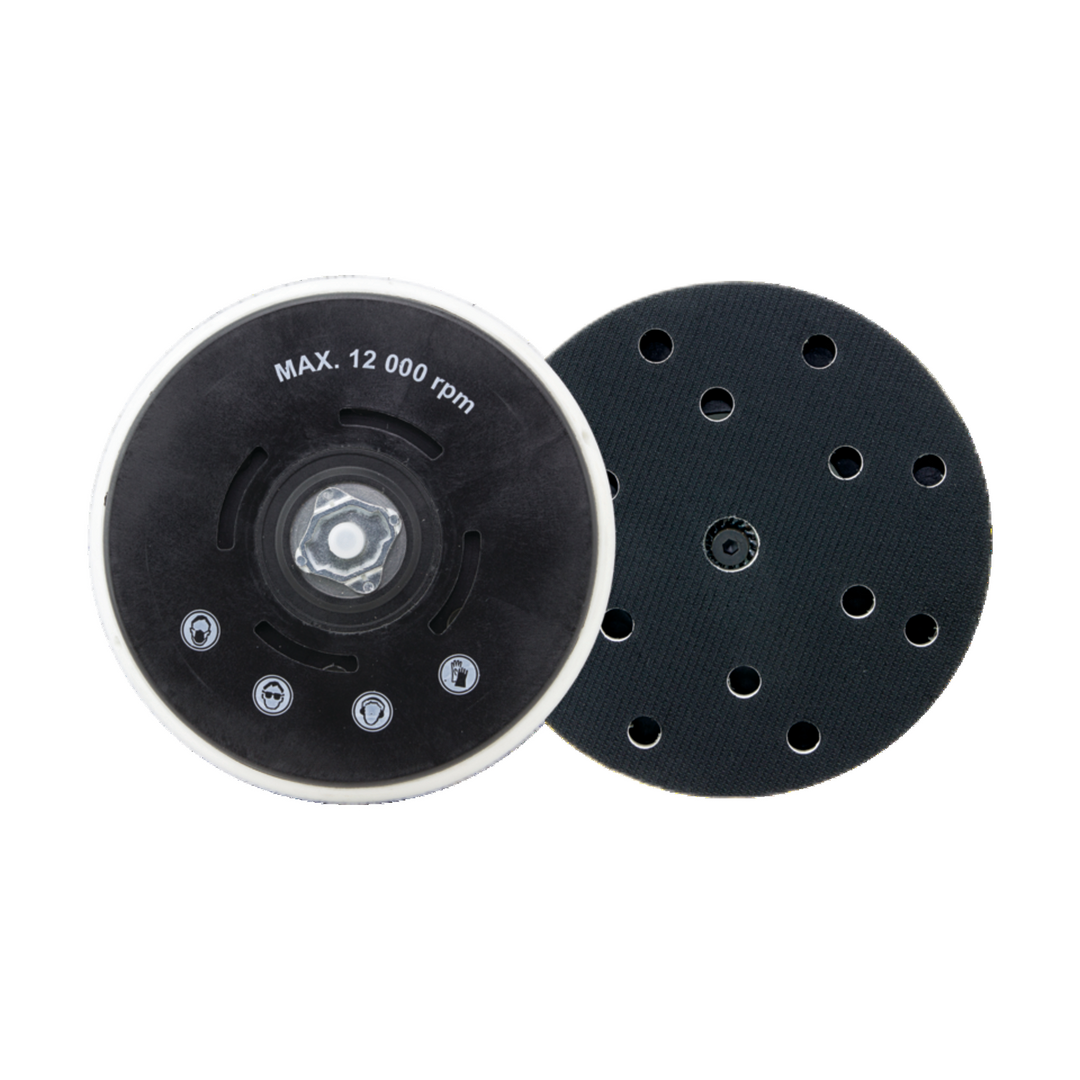 Dual Action Orbital Sander Pad Velcro Prof, 150 mm, M8 & 5/16"