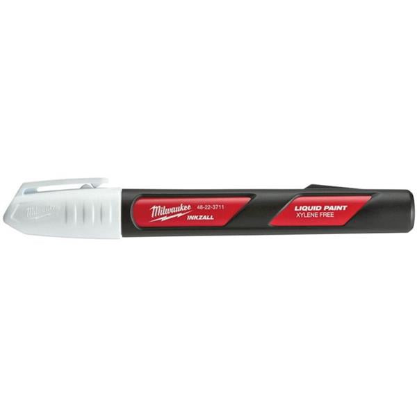Miwaukee Inkzall Liquid Paint Marker White