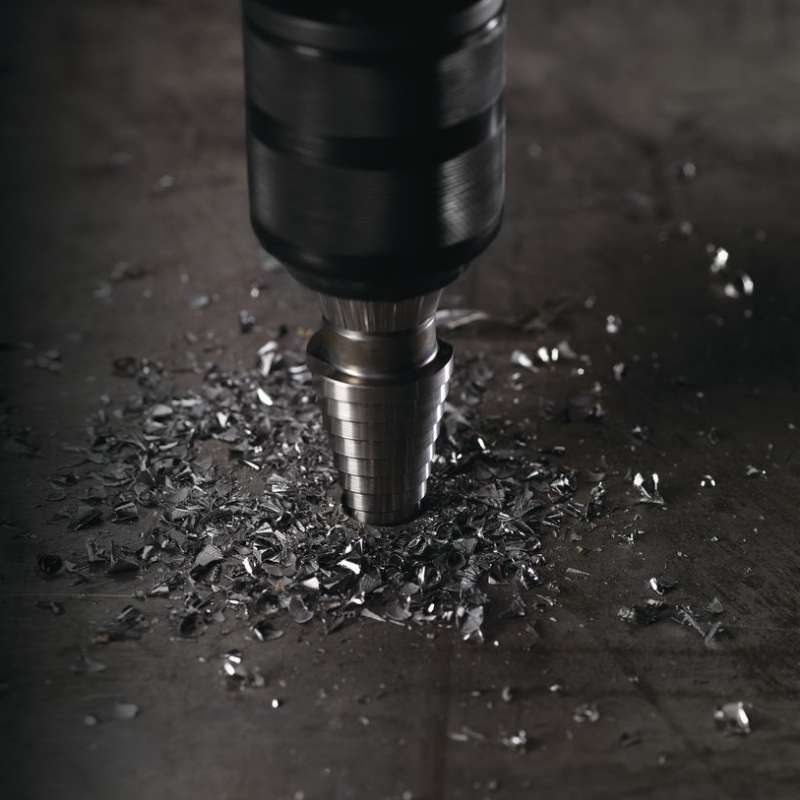 MILWAUKEE 10 PIECE STEP DRILL & METAL DRILL SET
