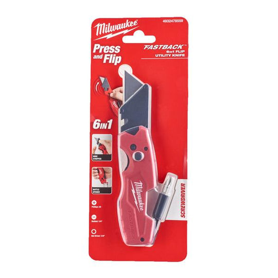 Milwaukee 6 in 1 Flick Back Utility Knife