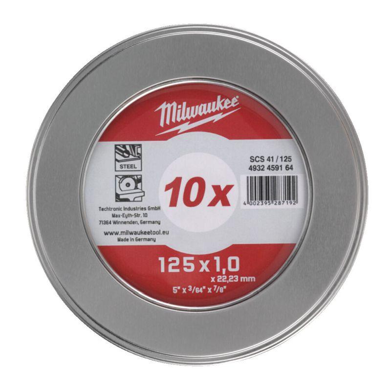 Thin cutting disc for metal PRO+, 125 x 1 x 22.2 mm 10 pcs.
