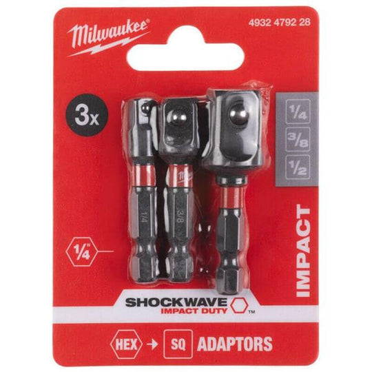 Shockwave Impact Duty Adapter Set 3 Piece