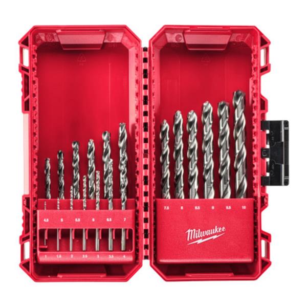 Milwaukee Thunderweb HSS Ground Set 19-Piece Metal Drill Bits