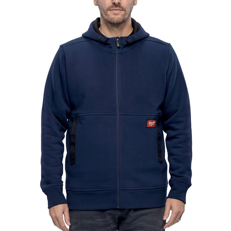 Milwaukee Gridiron Full Zip Hoodie Blue