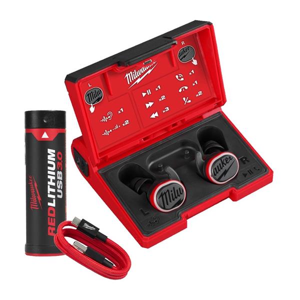 Milwaukee USB Rechargable buds with Blue Tooth