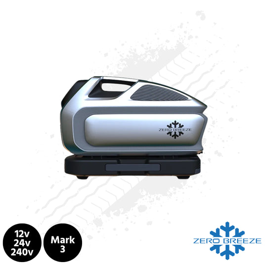 Zero Breeze Mark 3 Plus, Battery Powered, Air Conditioner. 12v/24v/240v, UK / EU
