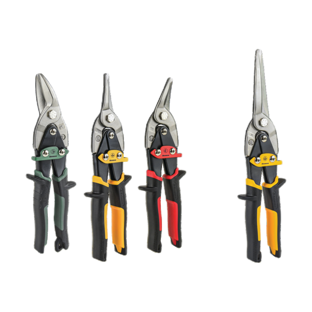 Aviation Tin Snips, Right (Green)