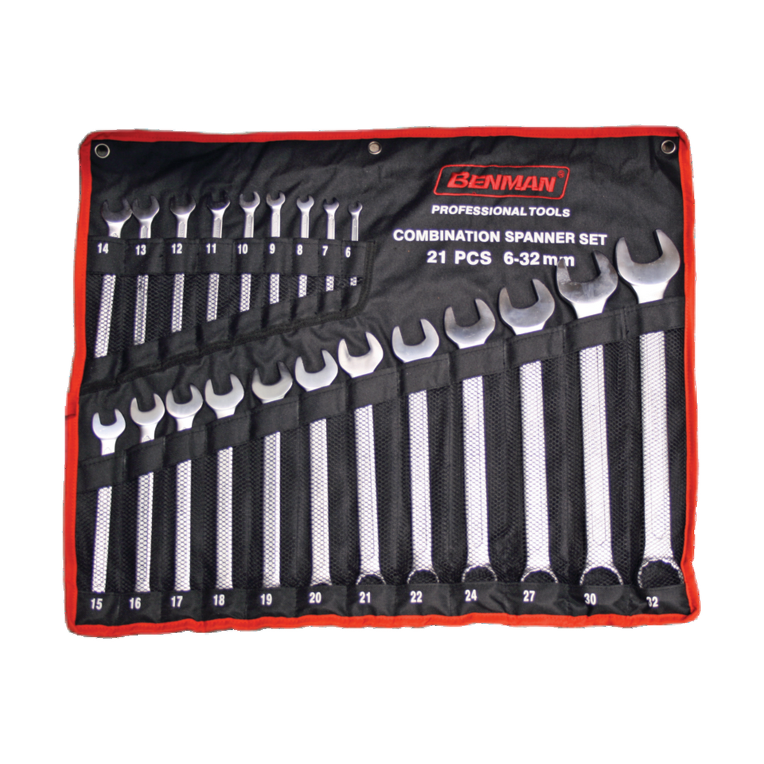 Combination Wrench, Set Of 12Pcs (8-15 +17+19+22+24)