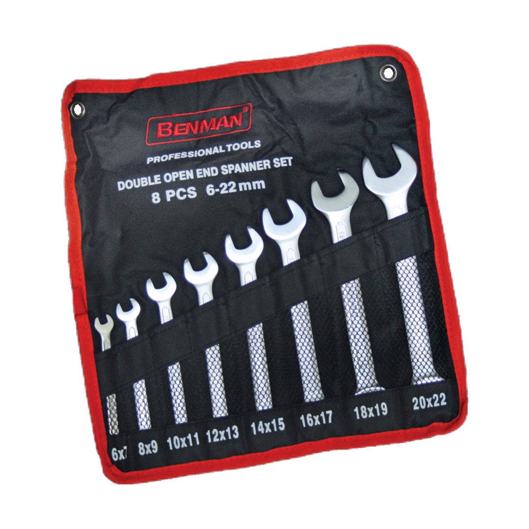 Double Open End Wrench Set Of 8Pcs