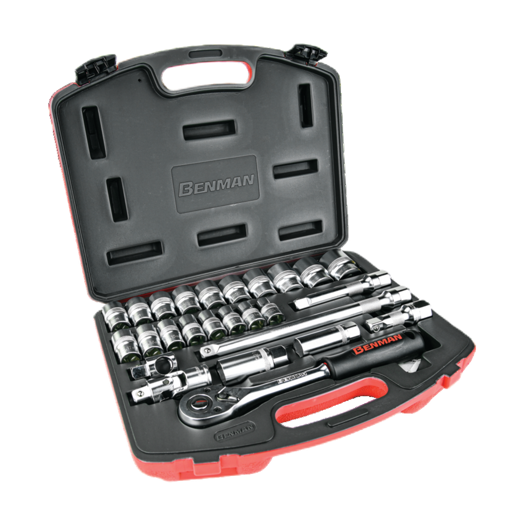 Socket Set 26Pcs 1/2" Dr.