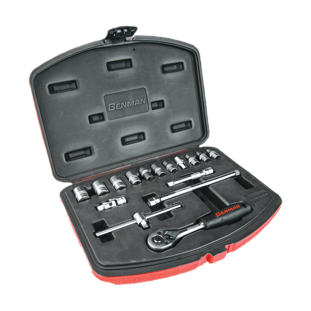 Socket Set 16Pcs 1/4" Dr.