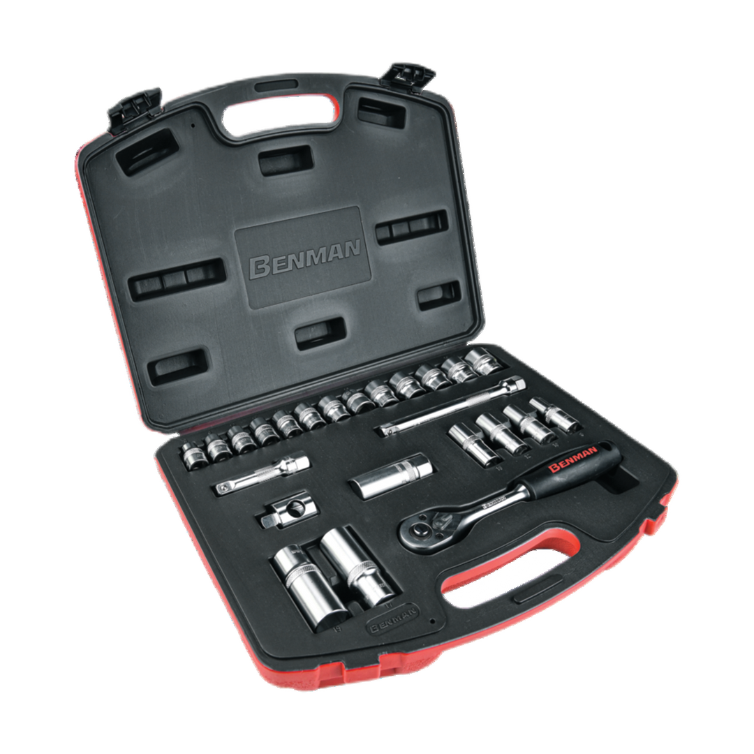 Socket Set 24Pcs 3/8" Dr.