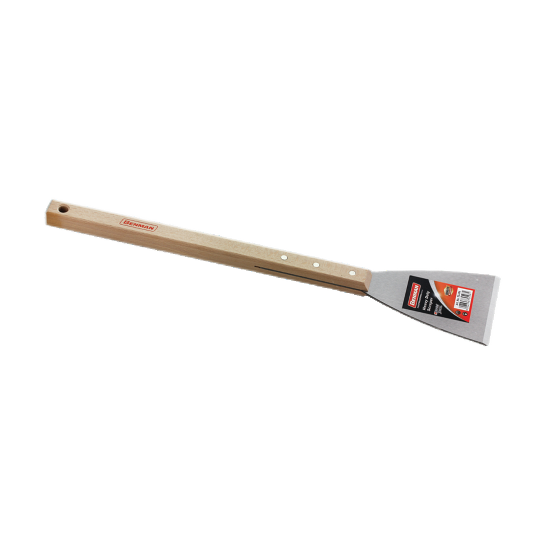 Scrapper Carbon, Square Wood Handle, 100 mm