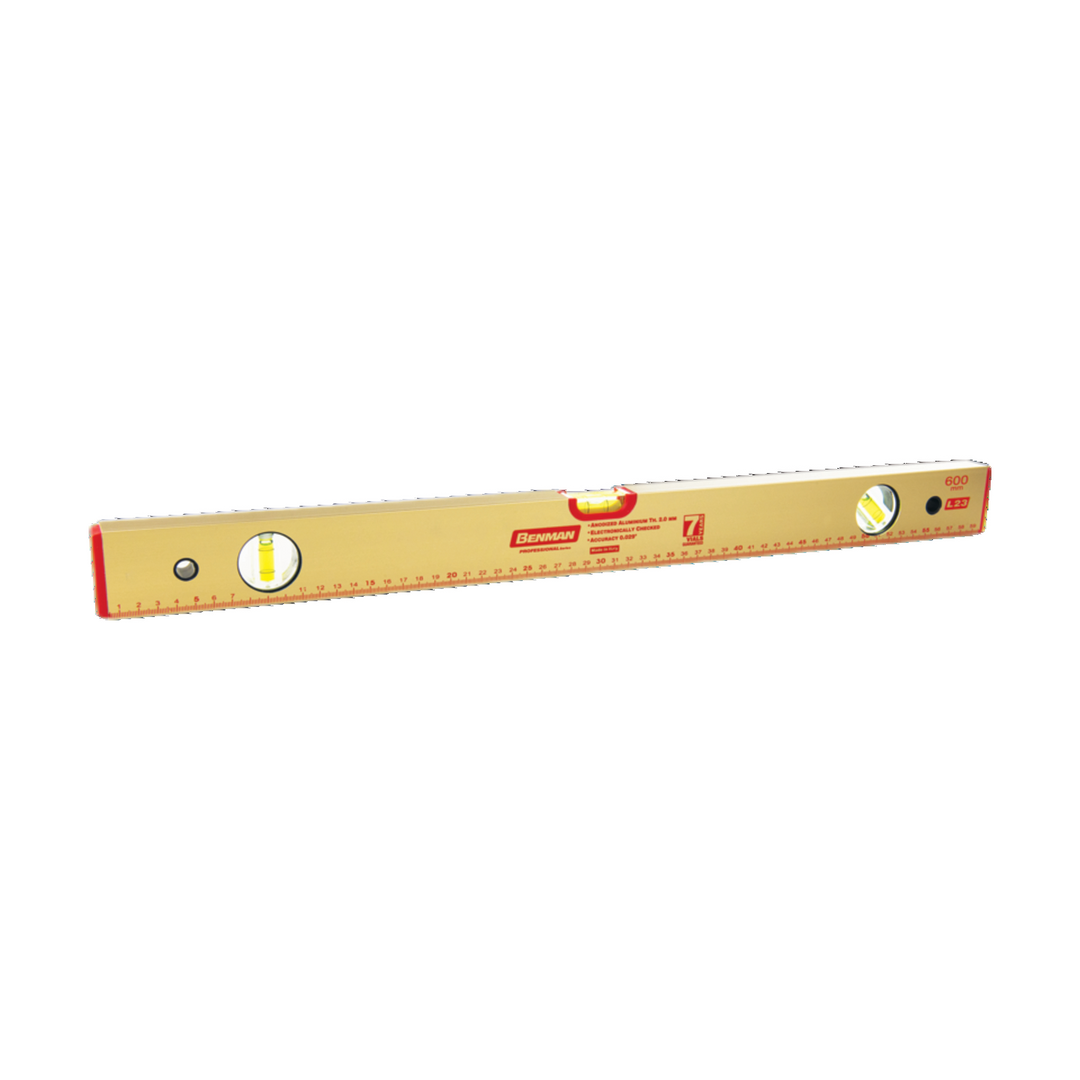 Level With 3 Vials H.D. 50 Cm Yellow L23