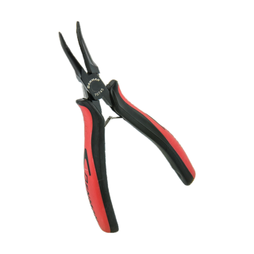 Flat Bent Nose Pliers, 140 mm