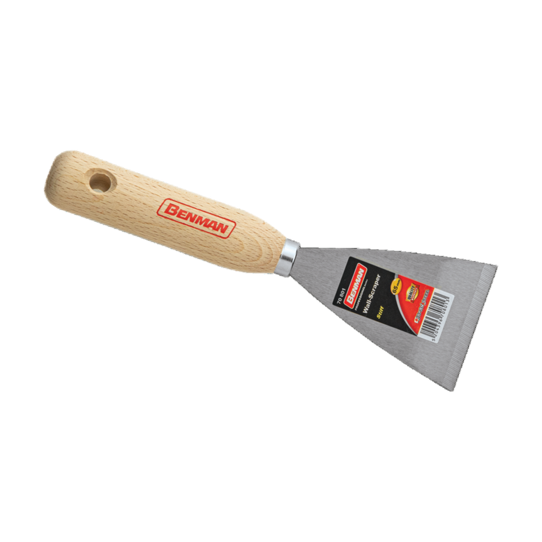Scraper Long Wood Handle, 60 mm