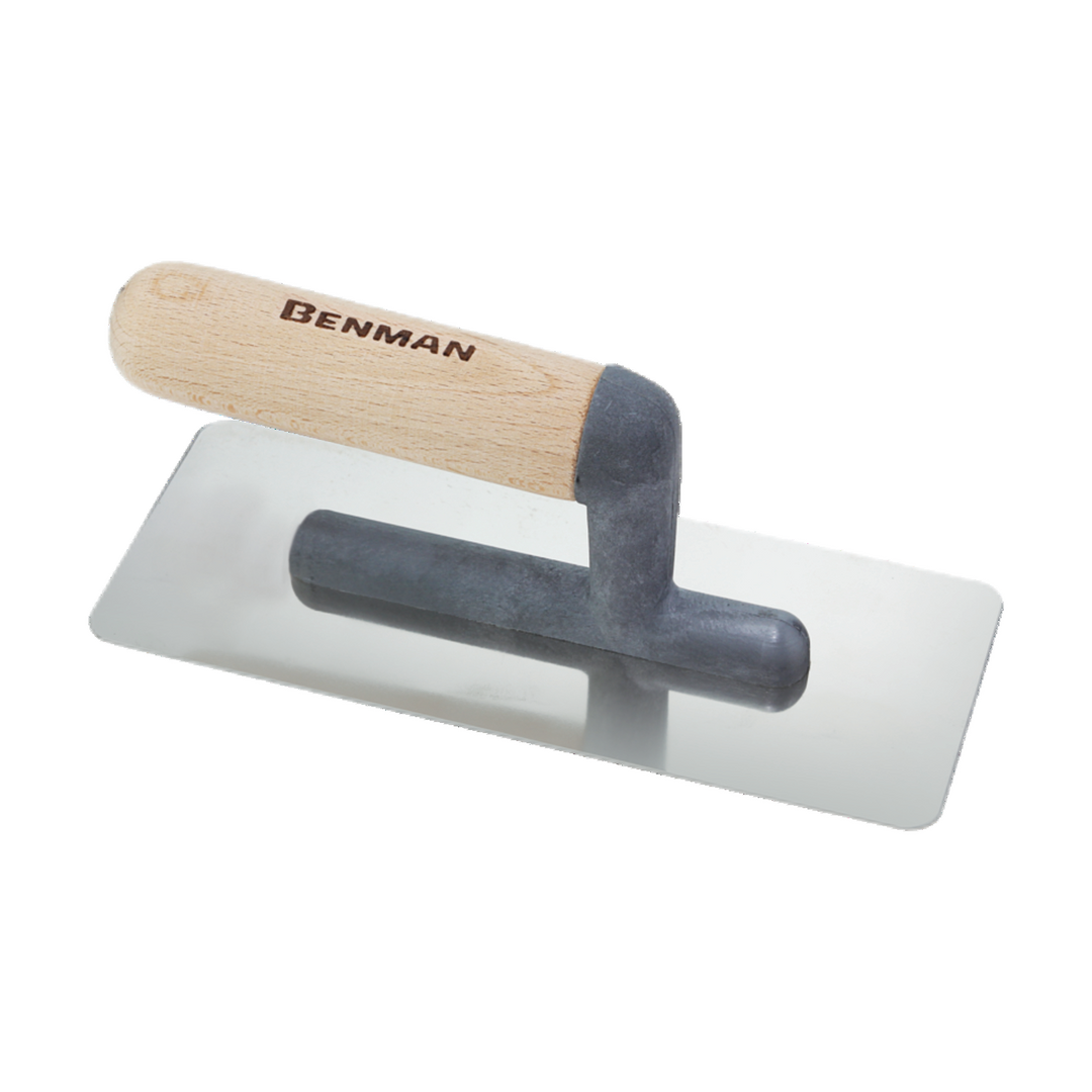 Stainless Steel Trowel Venice Type, Wooden Handle, 80 X 200