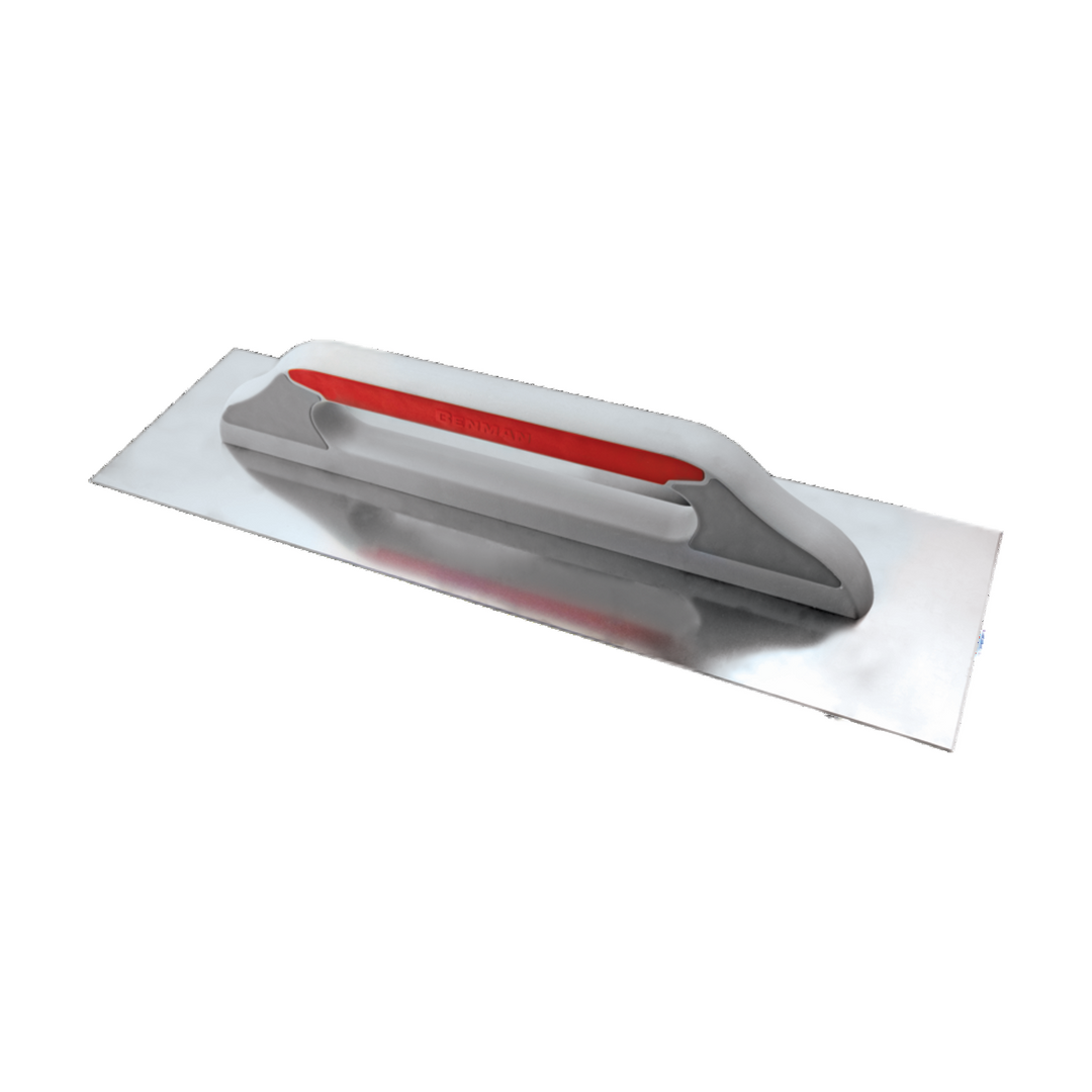Stainless Steel Smooth Trowel, Plastic Handle, 130 X 480