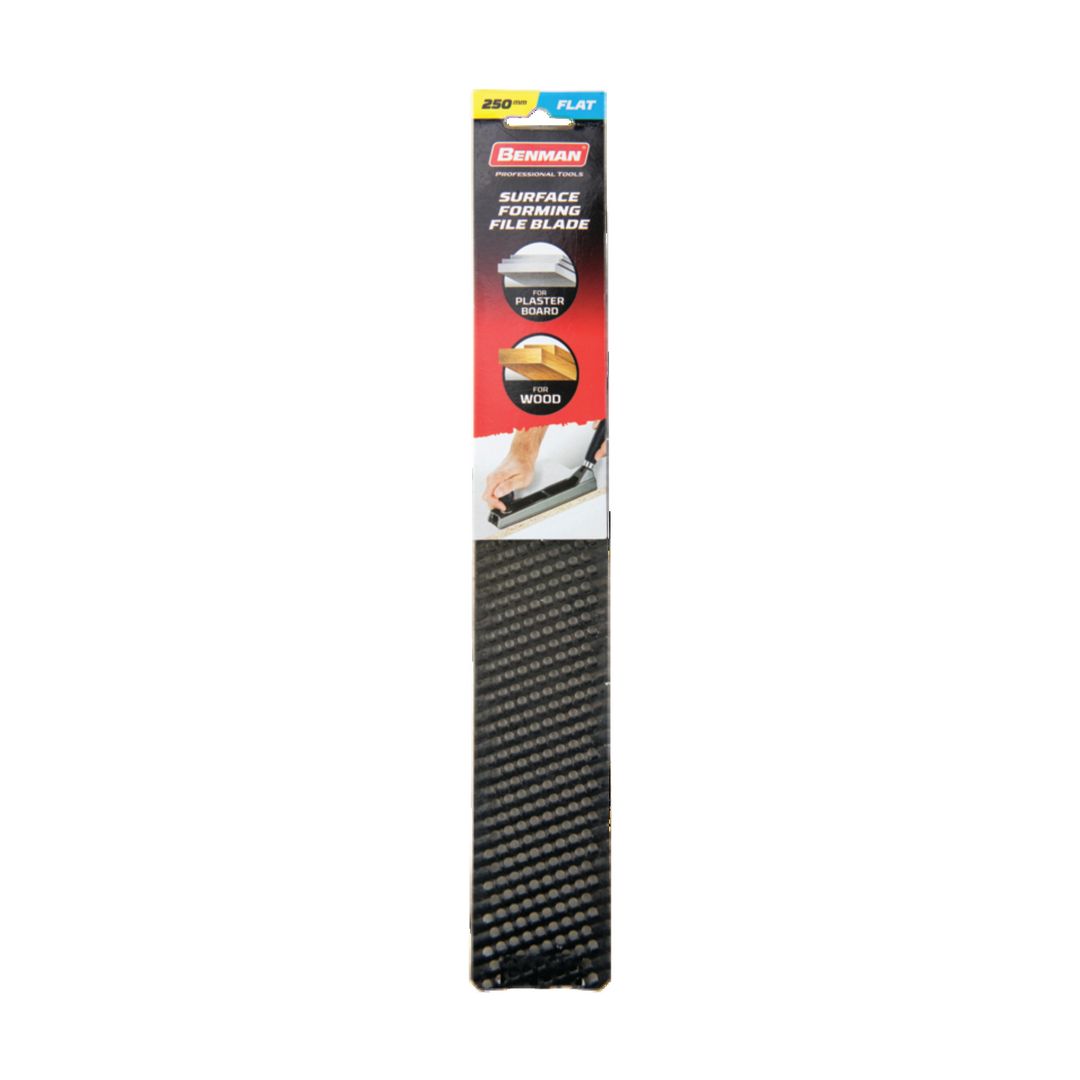 Surface forming file flat blade
