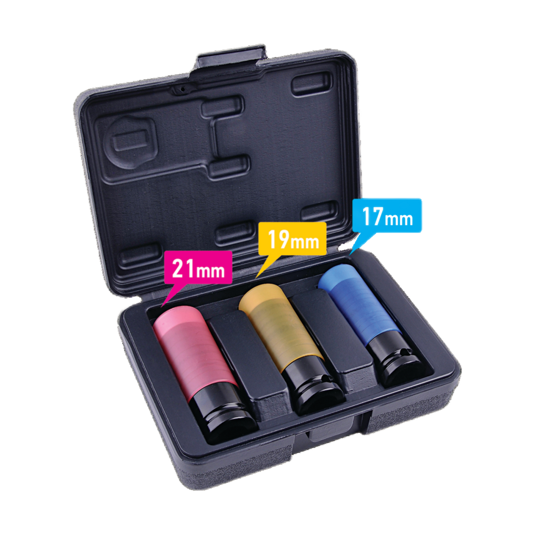 Super Impact Socket, 3Pcs Set