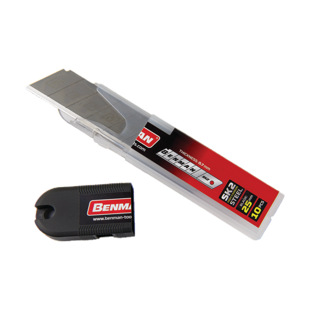 Spare Blades For Utility Knife 25X0,7mm, (10Pcs)