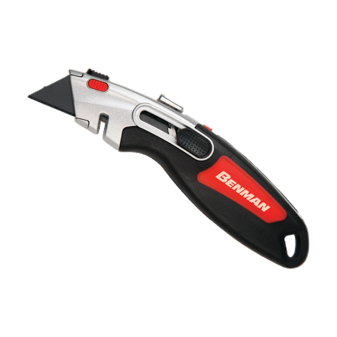 Utility Knife Metallic Double Function 2+1 Blades