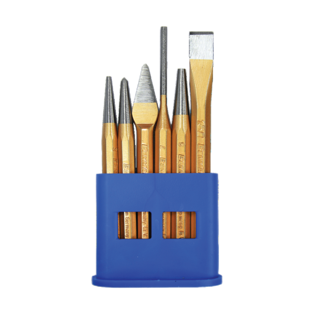 Pcs Set, Pin Punch+Jointing Chisel+Flat Chiesel, Din 7255 4151