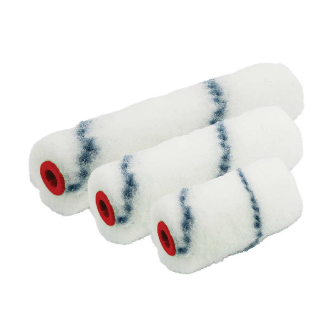 Paint Roller Naylon Blue Stripe, (2Pcs) 06 cm X 17 mm