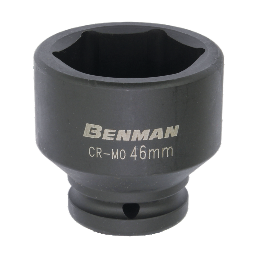 Impact Socket, Black, 3/4", 38 mm, 31 mm