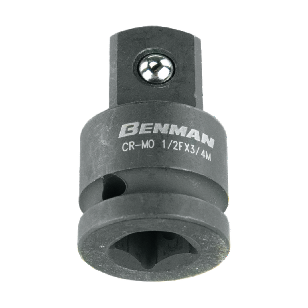 Impact Adaptor Black 1/2'' (F) X 3/4" (M)