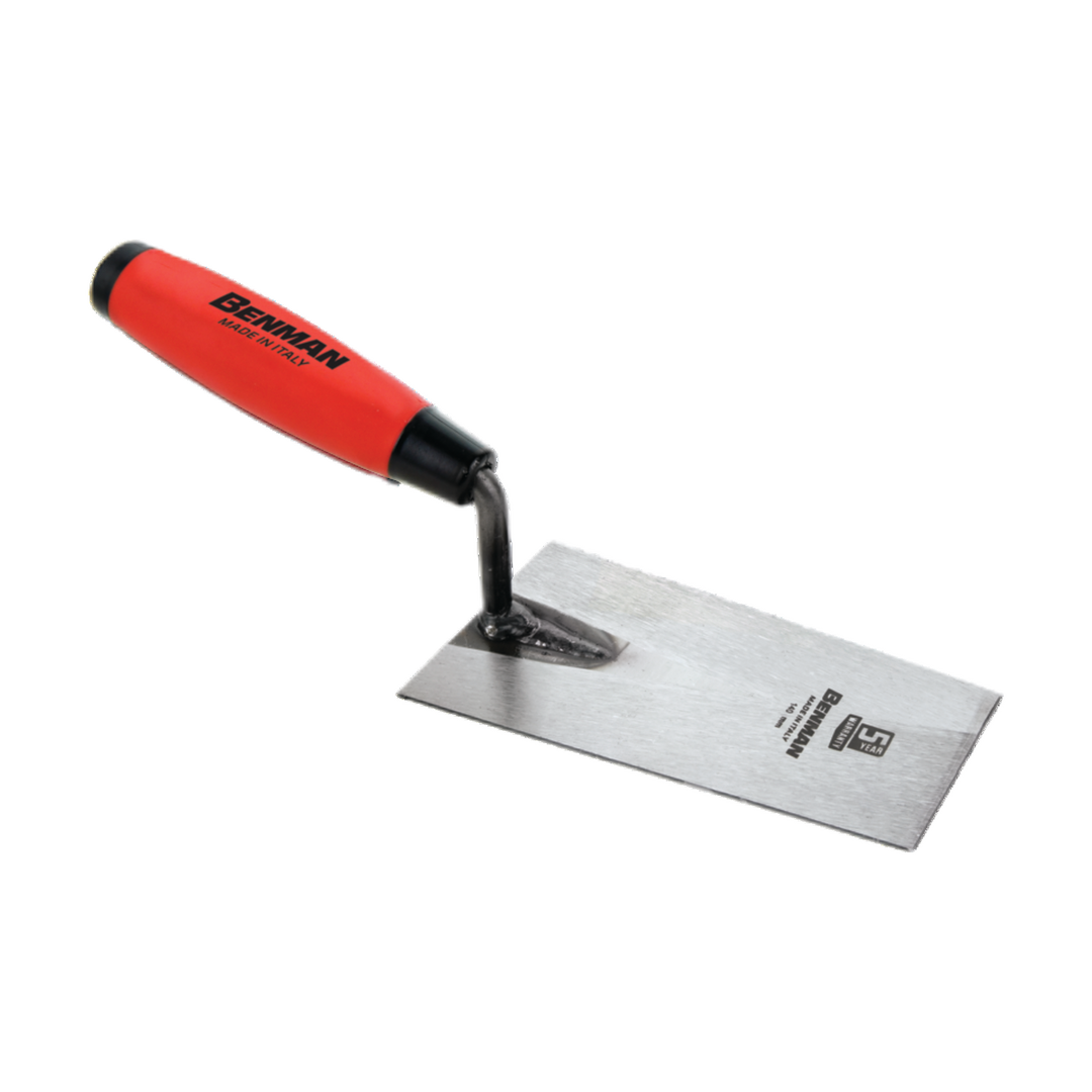 Trowel Italian Little Square Type Rubber Handle 140 mm