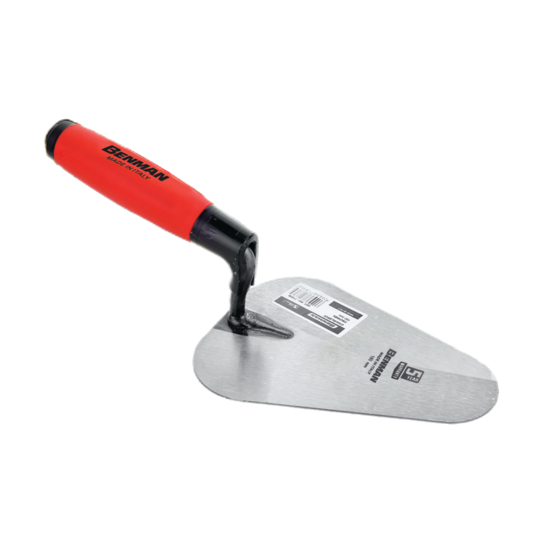 Trowel Gembloux/Charleroi Type Rubber Handle 180 mm