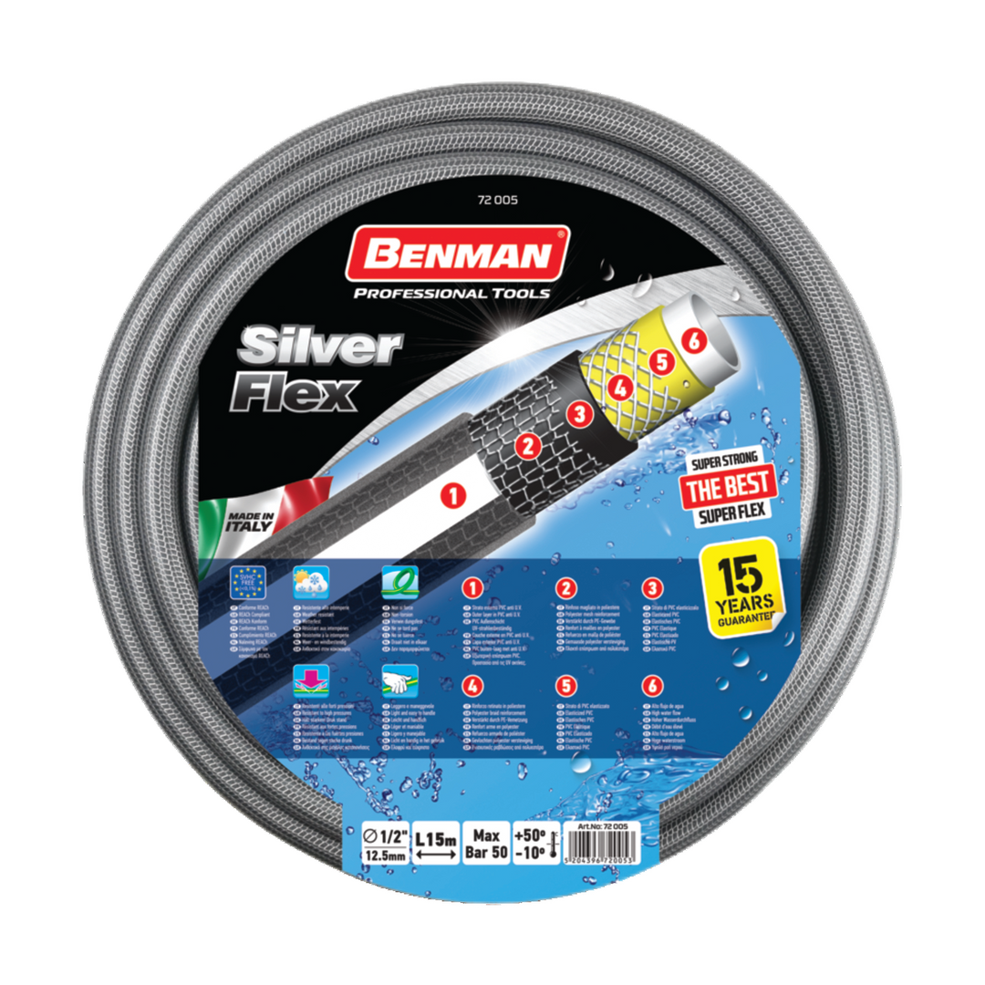 Silver Flex Hose