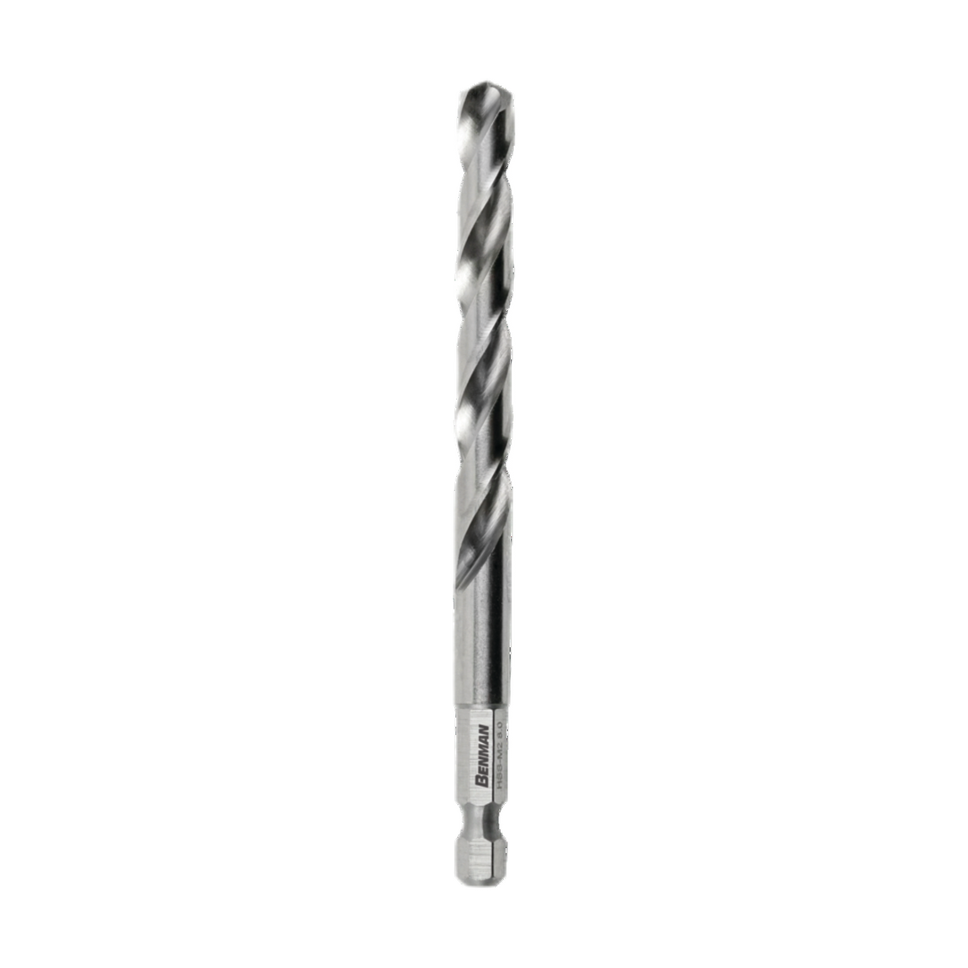 Hss Fully Ground Drill Bit Hex 1/4 Inch 08.00
