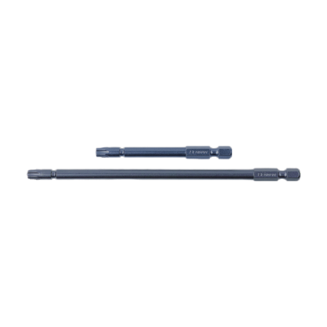 Screw Bit Torx Torsion Impact V5 Steel Long, 2 Pcs L 150mm
