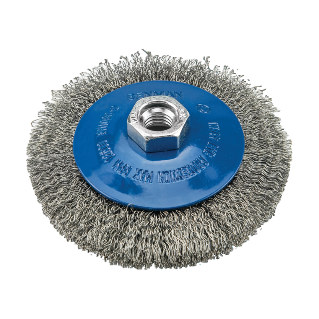Wire Bevel Brush M14 Inox 115 mm