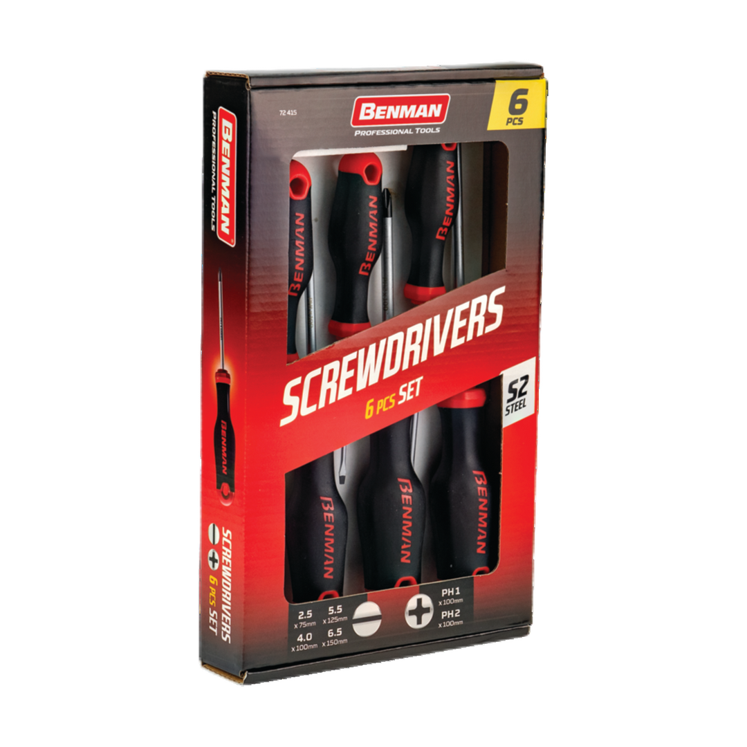 Screwdriver Set, 6 Pcs