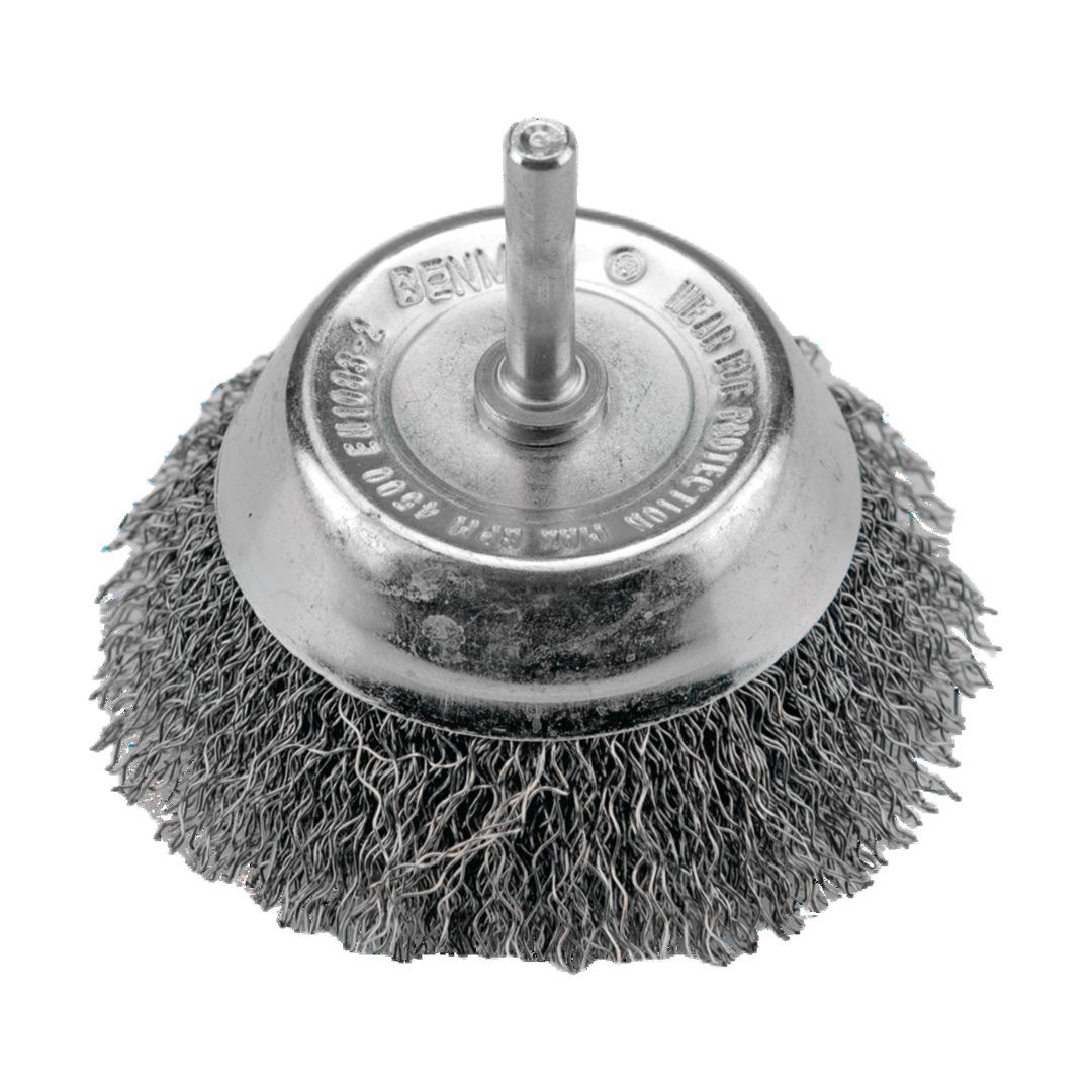 Wire Cup Brush, Inox With Shaft 6 mm