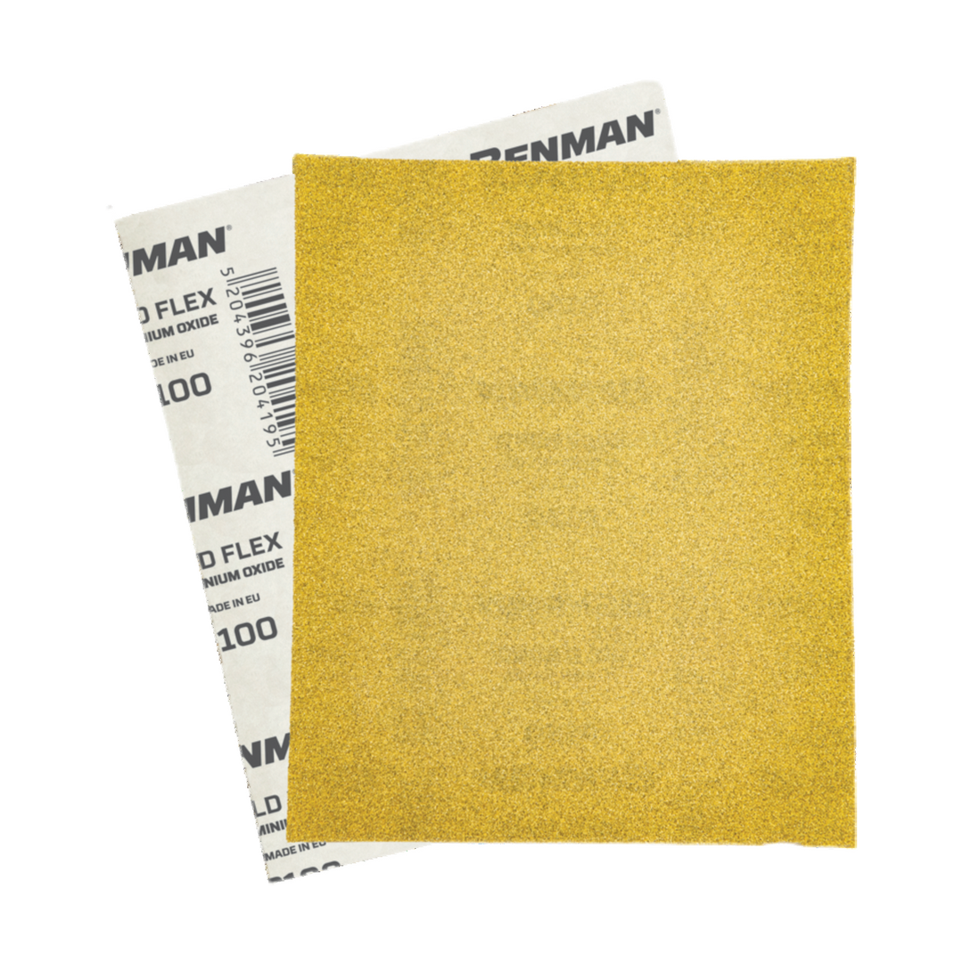 Aluminium Oxide Paper Gold Flex, 23 X 28 Cm