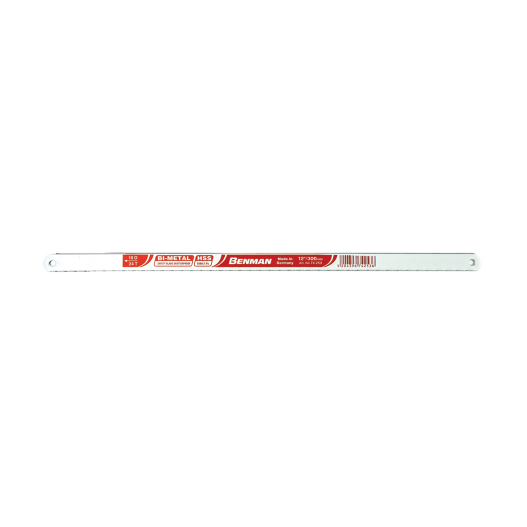 Hand Hacksaw Blades, Hss Bi Metal, 12"X18T