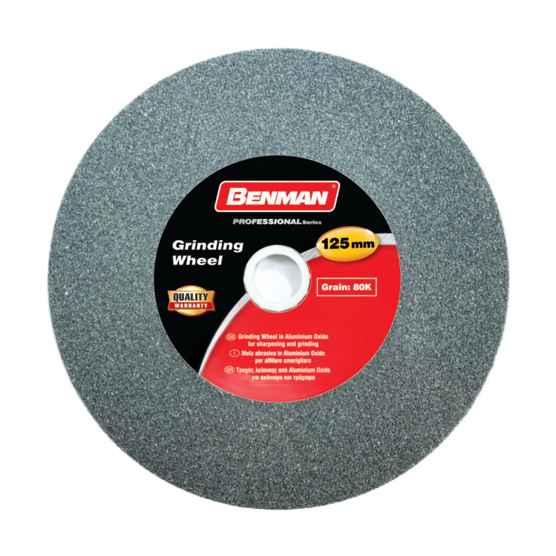 Grinding Wheel Alumina, Black Color, 80K, 150 X 20 X 16 mm
