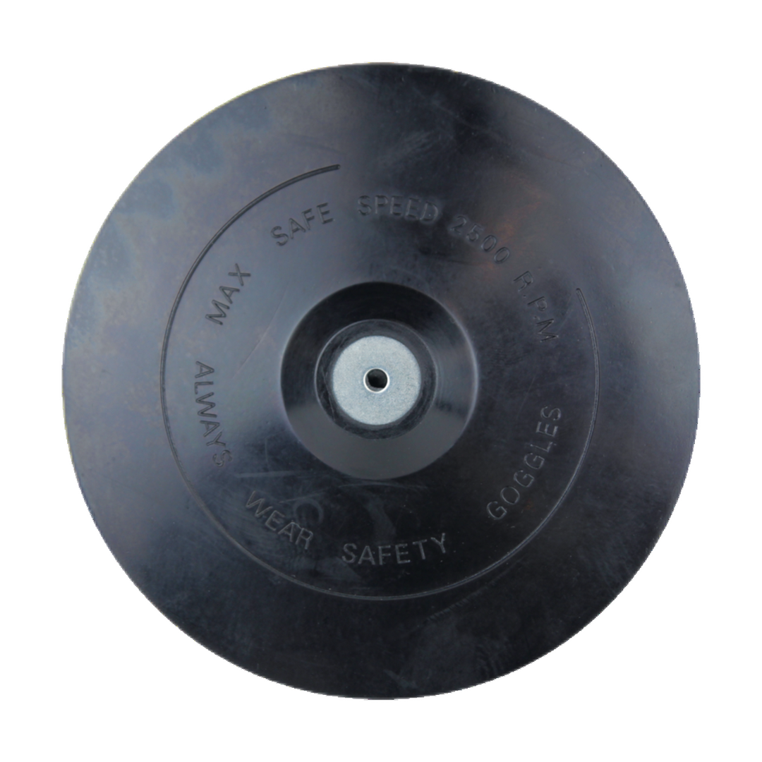 Rubber Sanding Backing Pad, Thread Size 1/4" Shank, 125