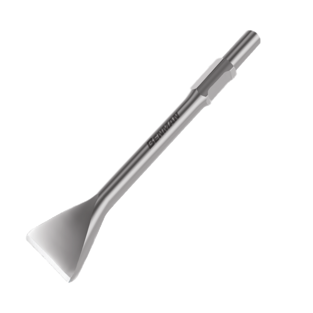 Spade Chisel Hex 30 mm, Bos/Mak, 400 X 100 mm