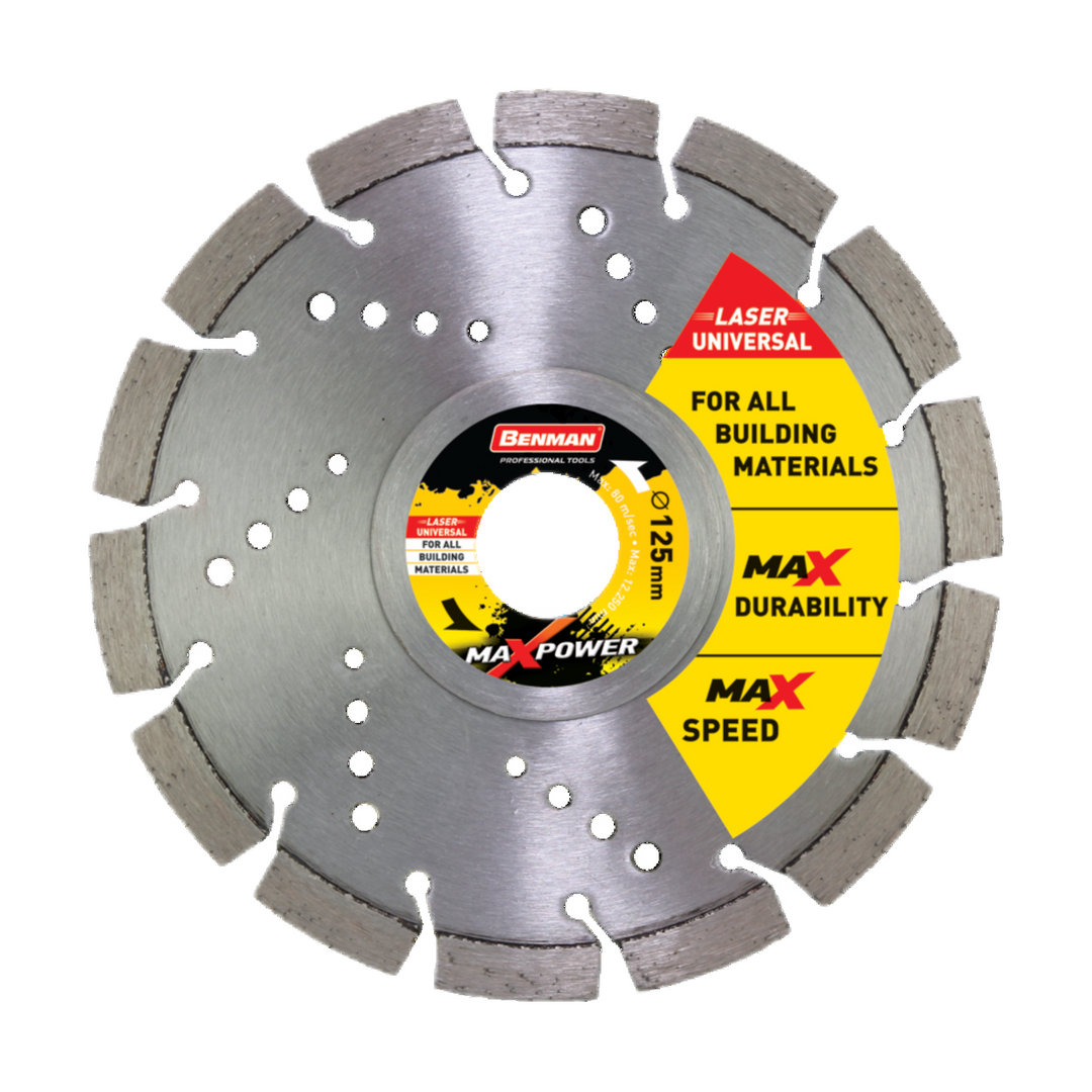 Diamond Cutting Disc, Maxpower, Universal-Laser, 230 X 2.6 X 10W