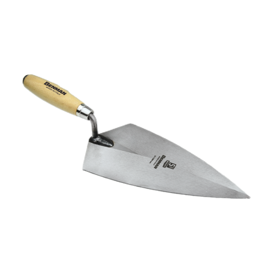 Brick Trowel, Wooden Handle, 280 mm/11