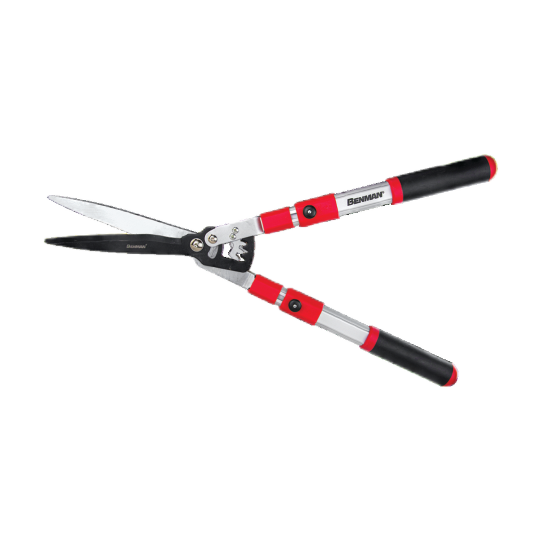 Gear Hedge Shears With Wave Type Blades & Telescope Handle, 67Cm