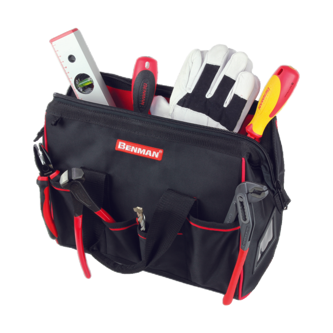 Tool bag 8 outside pockets 36 x 17 x 30